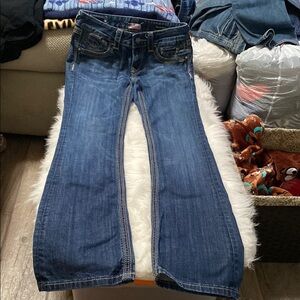 Express for ReRock Barely Boot Denim Jeans